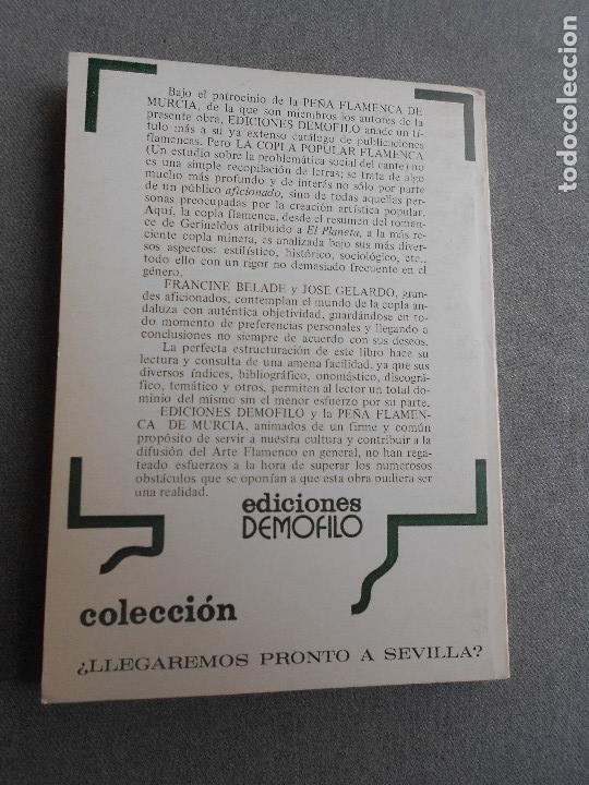 Libros de segunda mano: LA COPLA POPULAR FLAMENCA - Foto 3