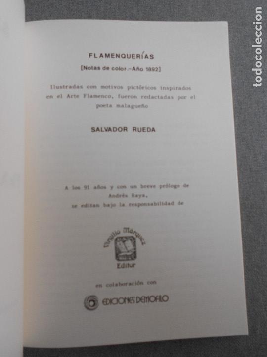 Libros de segunda mano: FLAMENQUERIAS - Foto 3
