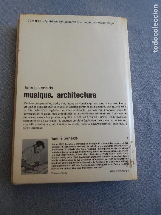 Libros de segunda mano: MUSIQUE ARCHITECTURE - Foto 5
