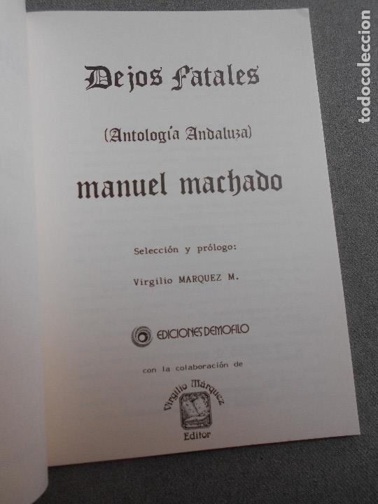 Libros de segunda mano: DEJOS FATALES - Foto 3