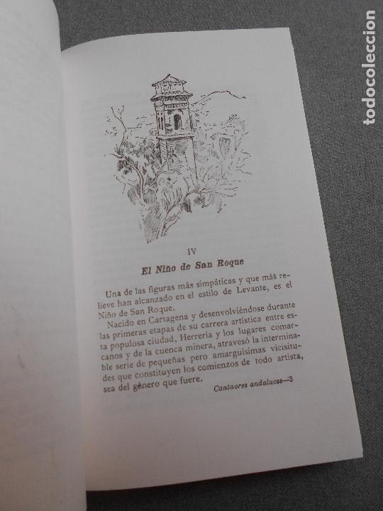 Libros de segunda mano: CANTAORES ANDALUCES - Foto 4