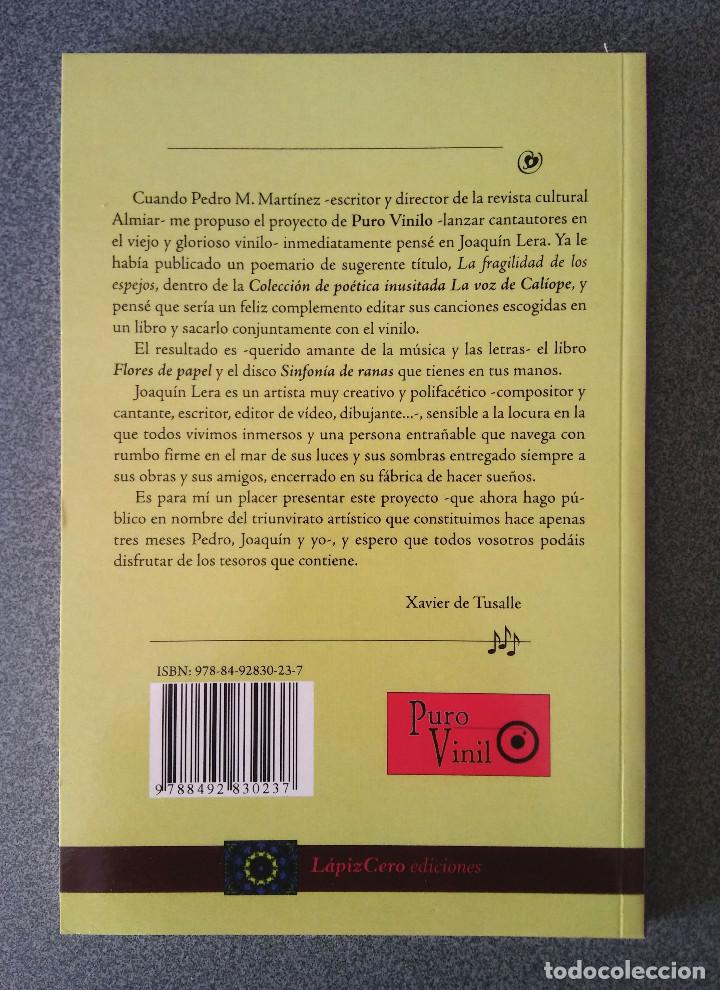 Libros de segunda mano: Flores de Papel Joaquin Lera - Foto 2