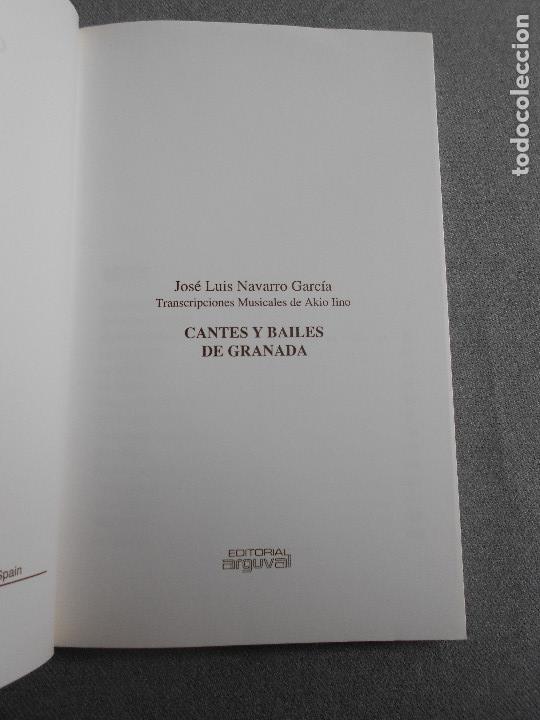 Libros de segunda mano: CANTES Y BAILES DE GRANADA - Foto 2