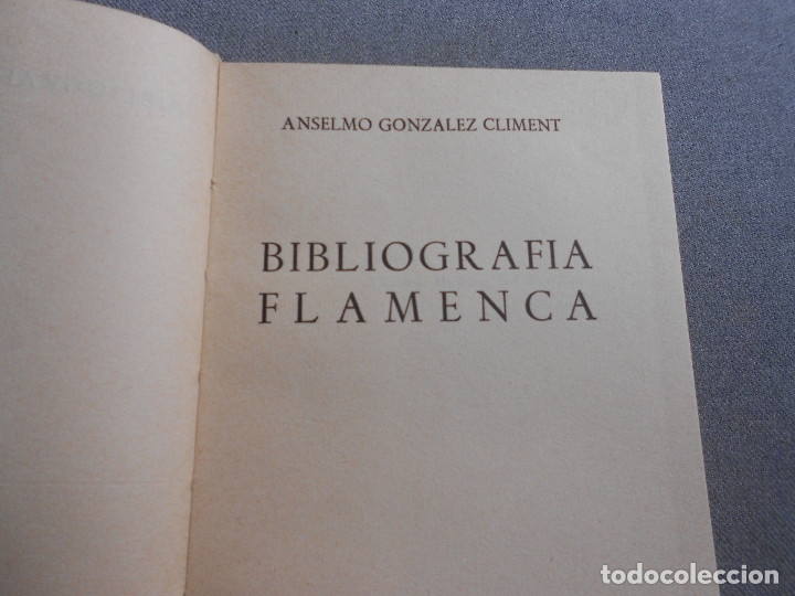 Libros de segunda mano: BIBLIOGRAFIA FLAMENCA. - Foto 2