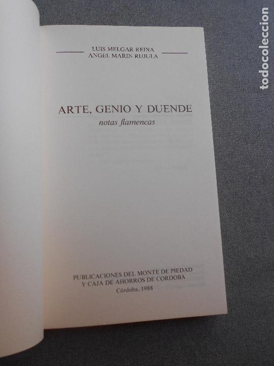 Libros de segunda mano: ARTE, GENIO Y DUENDE - Foto 2