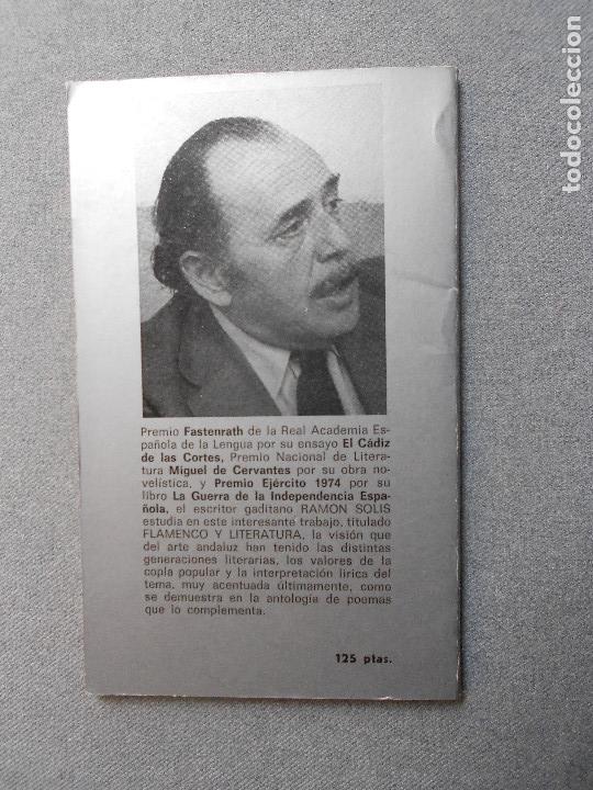 Libros de segunda mano: FLAMENCO Y LITERATURA - Foto 3