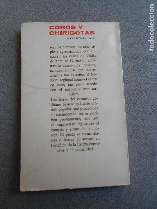 Libros de segunda mano: COROS Y CHIRIGOTAS - Foto 4