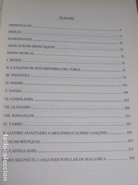 Libros de segunda mano: La can&ccedil;&oacute; tradicional a Capdepera, Mallorca. VV.AA, 2003 - Foto 2