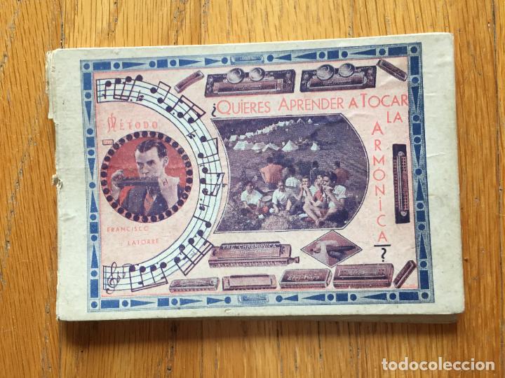 Libros de segunda mano: QUIERES APRENDER A TOCAR LA ARMONICA, 1949 - Foto 1