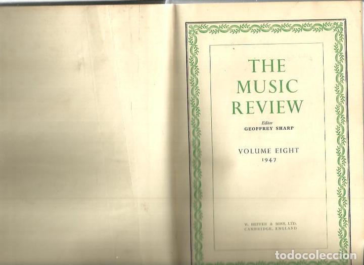 Second hand books: THE MUSIC REVIEW. VOLUME EIGHT. - AA.VV.