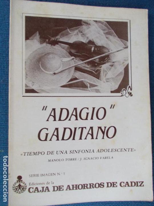 Libros de segunda mano: ADAGIO GADITANO - Foto 1