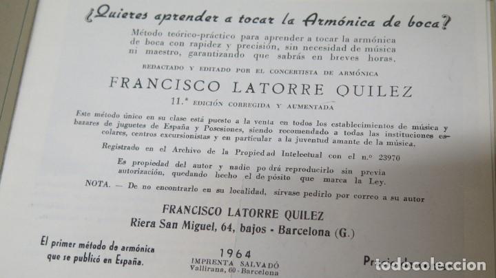 Libros de segunda mano: LA ARMONICA Y SUS SECRETOS. LA TORRE - Foto 2