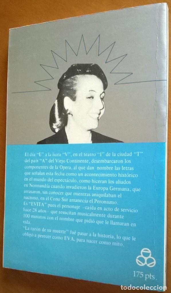 Libros de segunda mano: EVITA, TEXTO INTEGRO DE LA OPERA - Foto 2