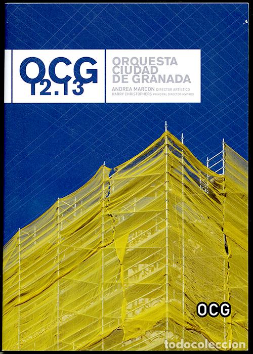 Gebrauchte B&uuml;cher: OCG 12.13 Orquesta Ciudad de Granada. Programa 2012-2013. 48 p&aacute;ginas. 21x15 cm.