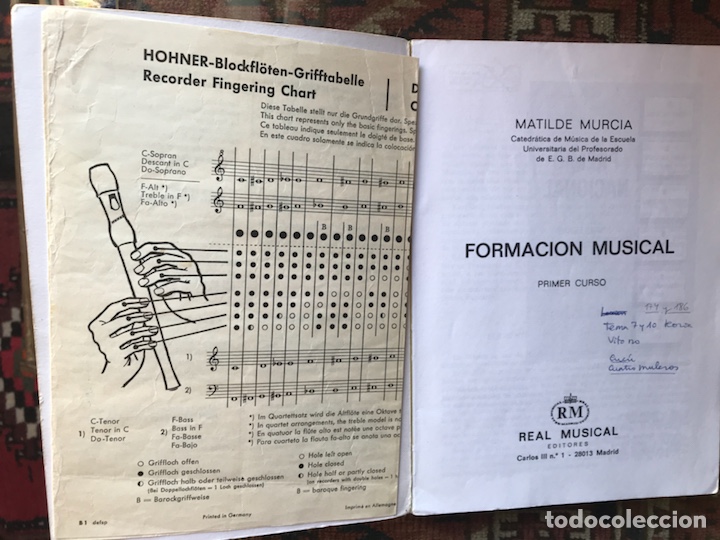 Libros de segunda mano: Formaci&oacute;n musical . 1 curso. - Foto 2