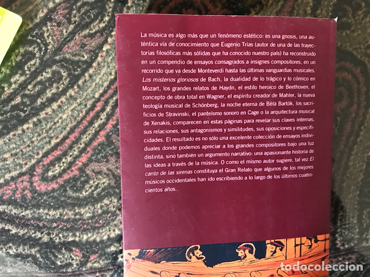 Libros de segunda mano: El canto de las sirenas. Eugenio Tr&iacute;as - Foto 4