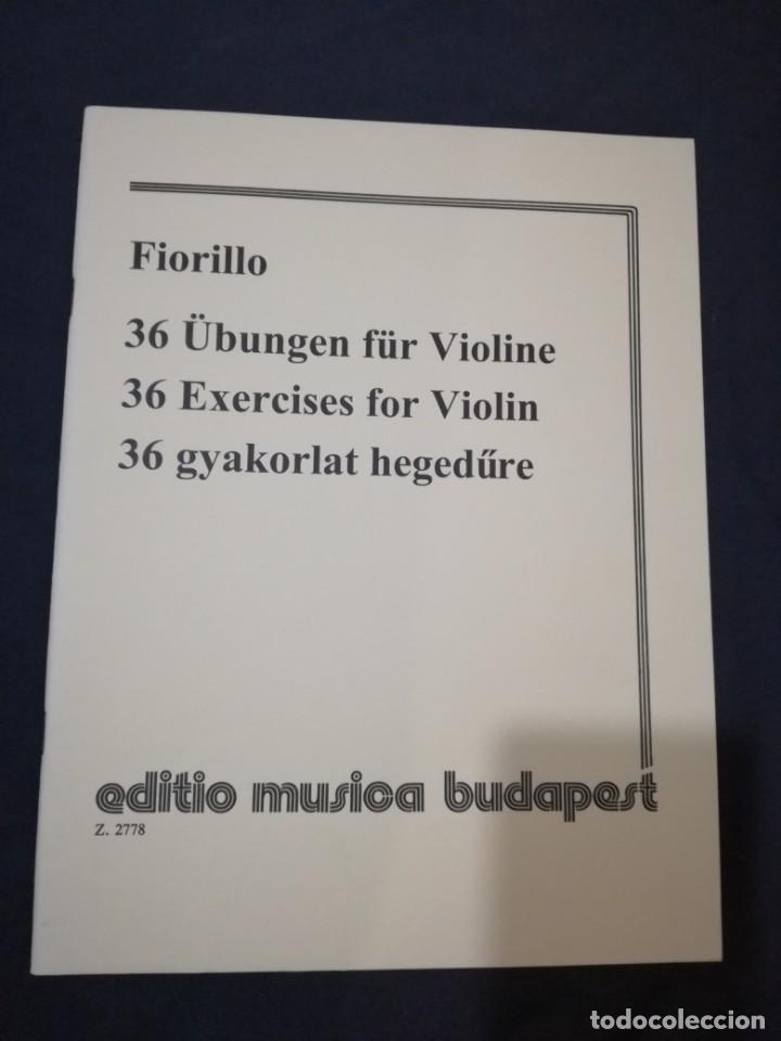 Libros de segunda mano: 36 Ejercicios para violin. Fiorillo. - Foto 1
