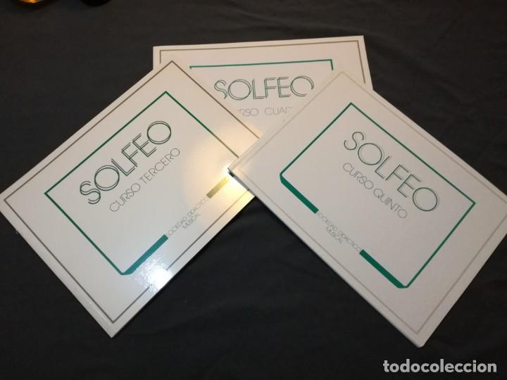 Libros de segunda mano: LOTE SOLFEO CURSO TERCERO + CUARTO + QUINTO. - Foto 1