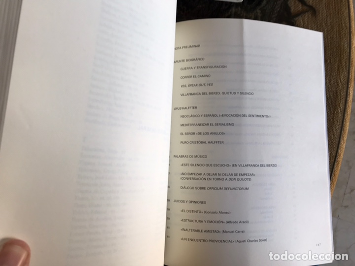 Libros de segunda mano: Este silencio que escucha. Crist&oacute;bal Halfter. Como nuevo - Foto 4