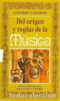 Libros de segunda mano: Del origen y reglas de la m&uacute;sica