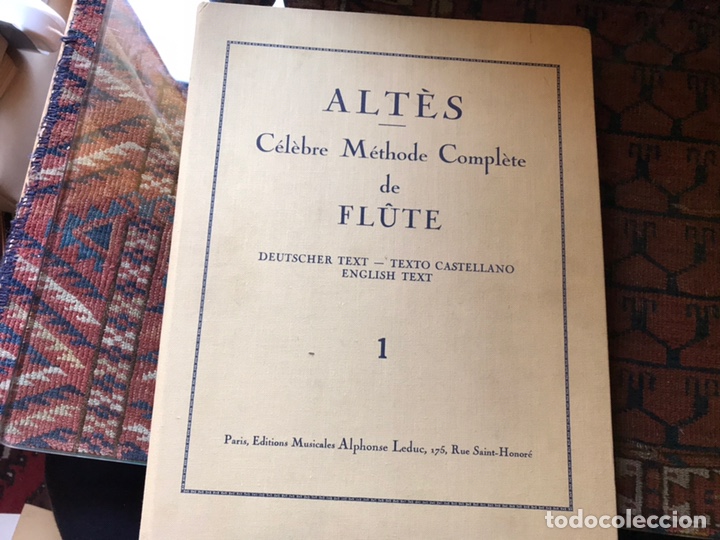 Libros de segunda mano: Alt&eacute;s. C&eacute;l&egrave;bre M&eacute;thode compl&egrave;te de Fl&ucirc;te. 1. - Foto 1