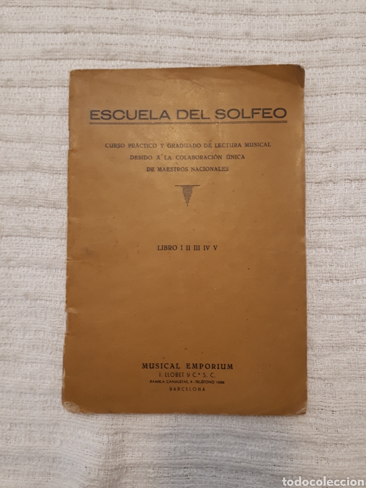 Libros de segunda mano: Escuela de solfeo. Musical Emporium. I, II, III, IV, V.
