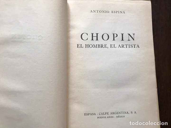 Libros de segunda mano: Chopin. Antonio espina - Foto 3
