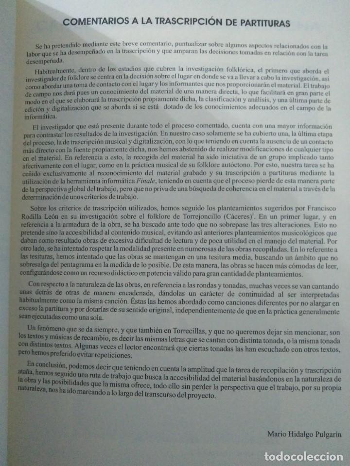 Libros de segunda mano: Cancionero popular de Torrecillas de la Tiesa. - Foto 5