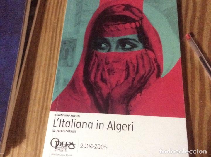 Libros de segunda mano: Opera national l,italiana in algeri 2004 n frances libreto