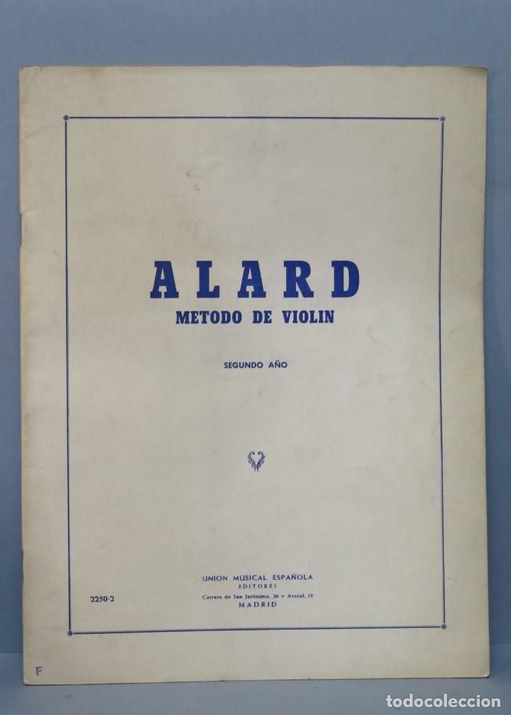 Libros de segunda mano: ALARD. METODO DE VIOLIN. SEGUNDO A&Ntilde;O - Foto 1