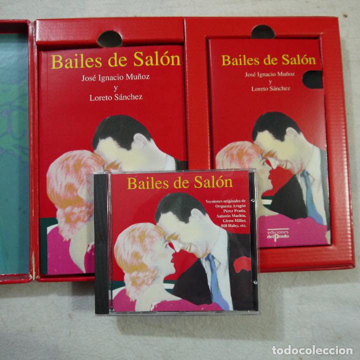 Libros de segunda mano: BAILES DE SAL&Oacute;N. APRENDE A BAILAR CON VIDEO, LIBRO Y CD - EDICIONES EL PRADO - 1993 - Foto 2