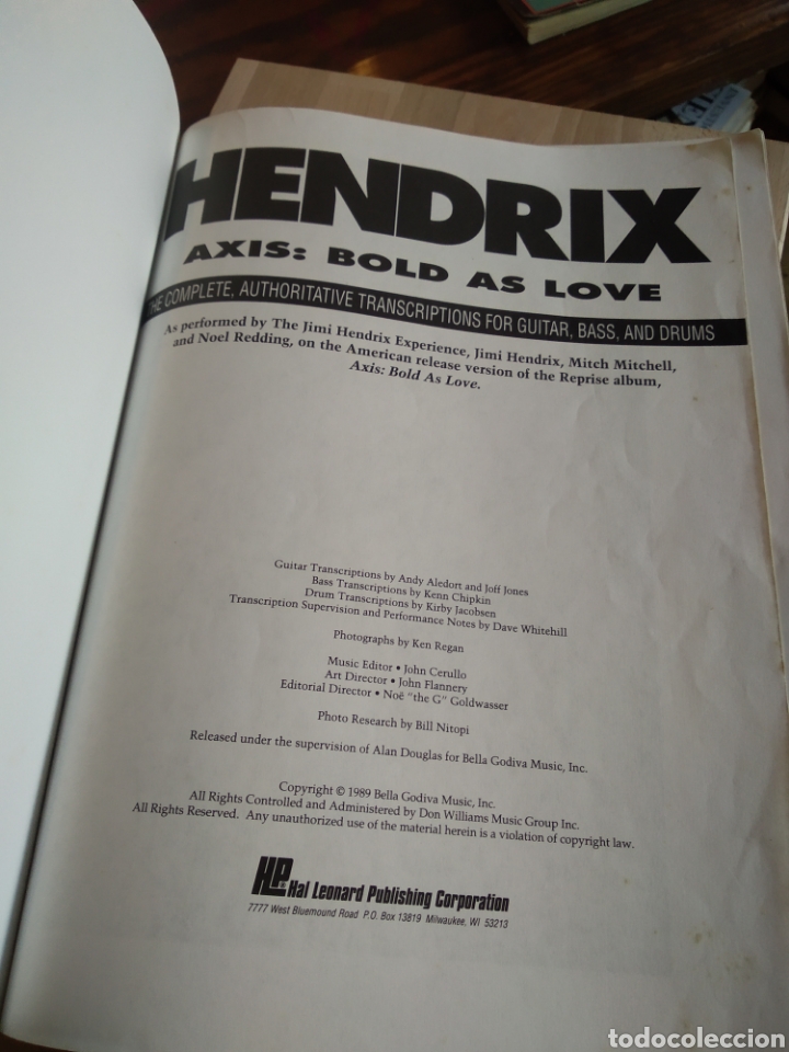 Libros de segunda mano: HENDRIX. AXIS : BOLD AS LOVE. #0509 - Foto 3