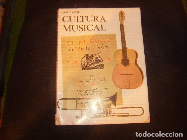 Libri di seconda mano: CULTURA MUSICAL CUARTO CURSO , EL RETABLO DE MAEFE PEDRO