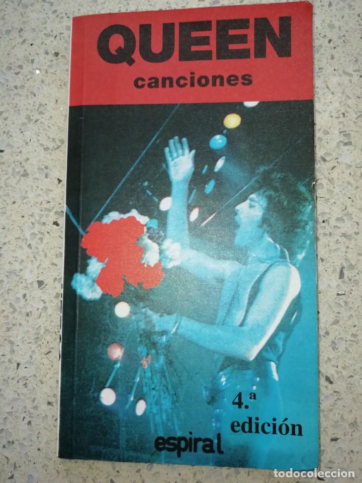 Libros de segunda mano: queen canciones  espiral 1996 126 paginas