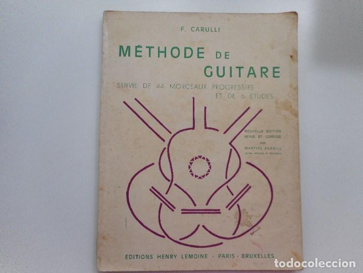 Libros de segunda mano: F. CARULLI     M&eacute;thode de guitare    Y95063 - Foto 1