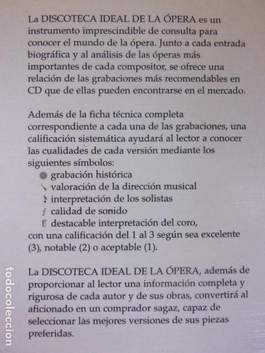 Libros de segunda mano: LA DISCOTECA IDEAL DE LA OPERA / 1995. PLANETA - Foto 3