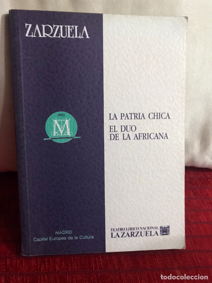 Libri di seconda mano: Zarzuela la patria chica El duo de la africana