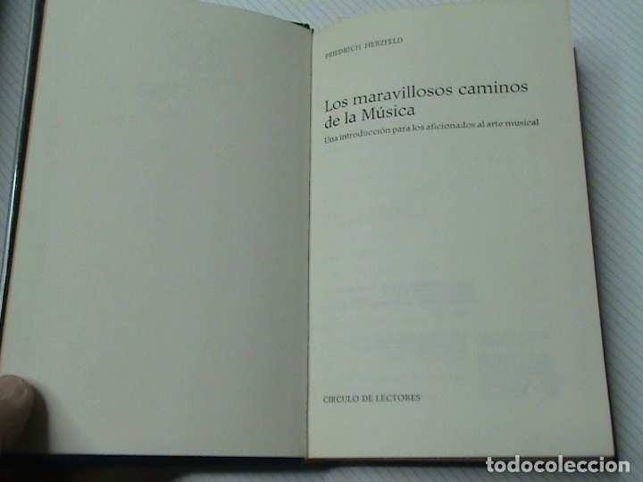 Libri di seconda mano: Los maravillosos caminos de la m&uacute;sica. (Friedrich Herzfeld)