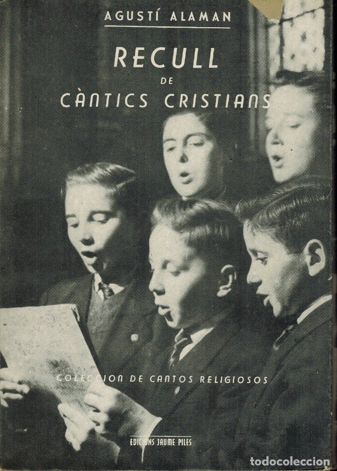 Libri di seconda mano: RECULL DE CANTICS CRISTIANS
