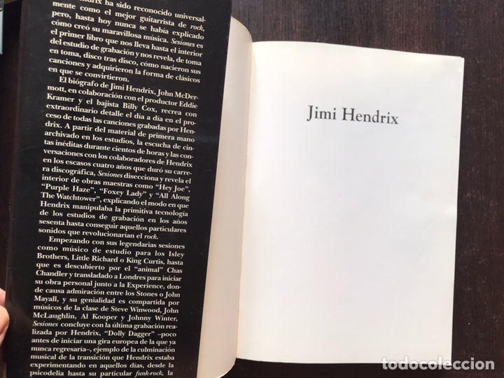Libros de segunda mano: Sesiones. Jimi Hendrix. Celeste. Buen estado - Foto 4