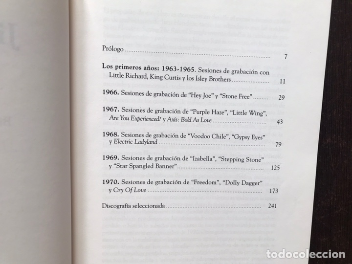 Libros de segunda mano: Sesiones. Jimi Hendrix. Celeste. Buen estado - Foto 7