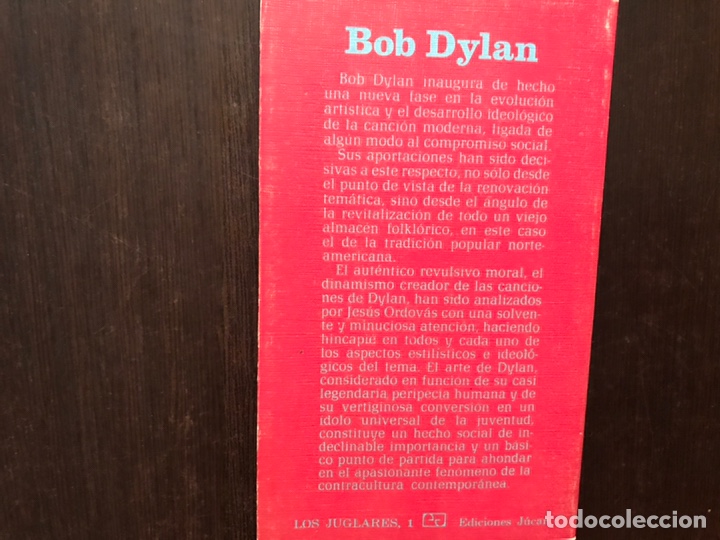 Libros de segunda mano: Bob Dylan. Jes&uacute;s Ordov&aacute;s - Foto 2