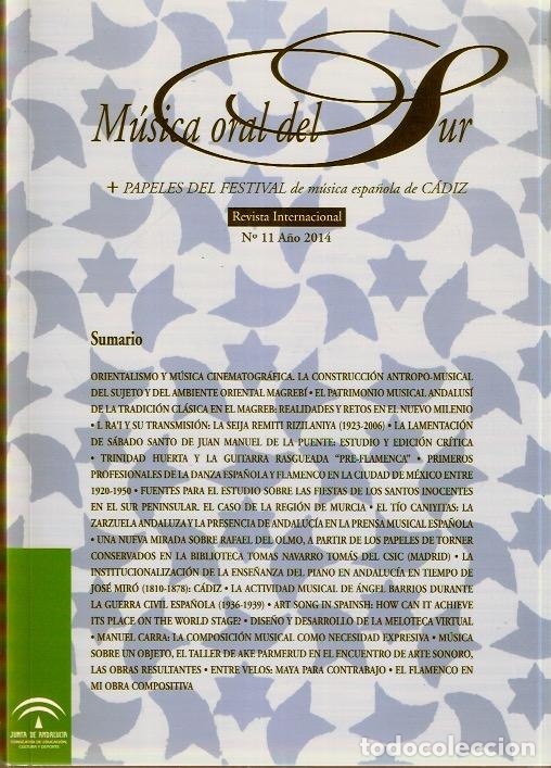 Livres d'occasion: M&uacute;sica oral del Sur y Papeles del Festival de m&uacute;sica espa&ntilde;ola de C&aacute;diz - VV.AA.