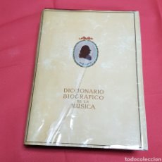 Libros de segunda mano: DICCIONARIO BIOGRAFICO DE LA MUSICA - RICART MATAS. Lote 182356602