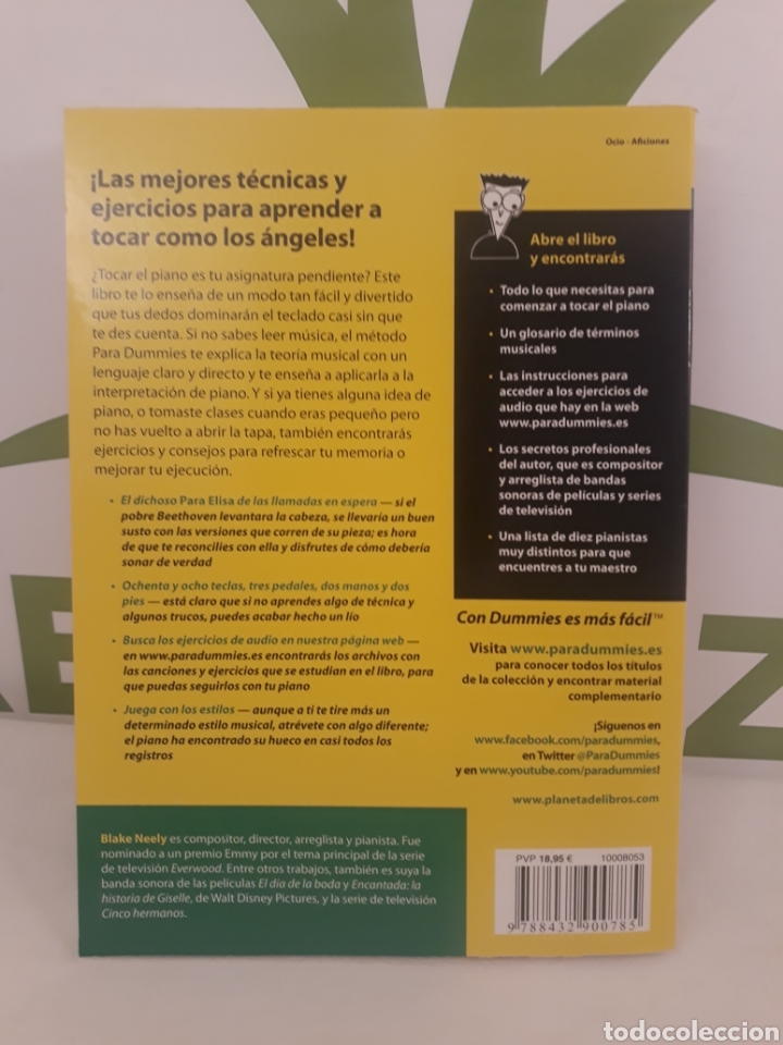 Libros de segunda mano: Piano para Dummies. Blake Neely. - Foto 2