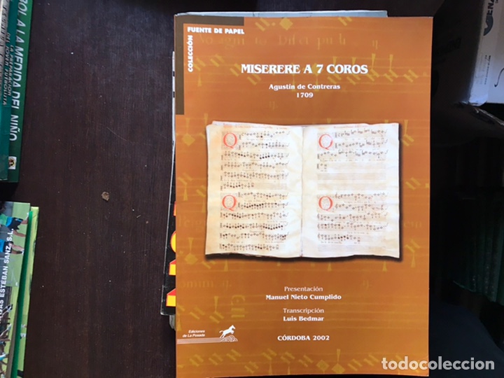 Gebrauchte B&uuml;cher: Miserere a 7 coros. Agust&iacute;n de Contreras 1709