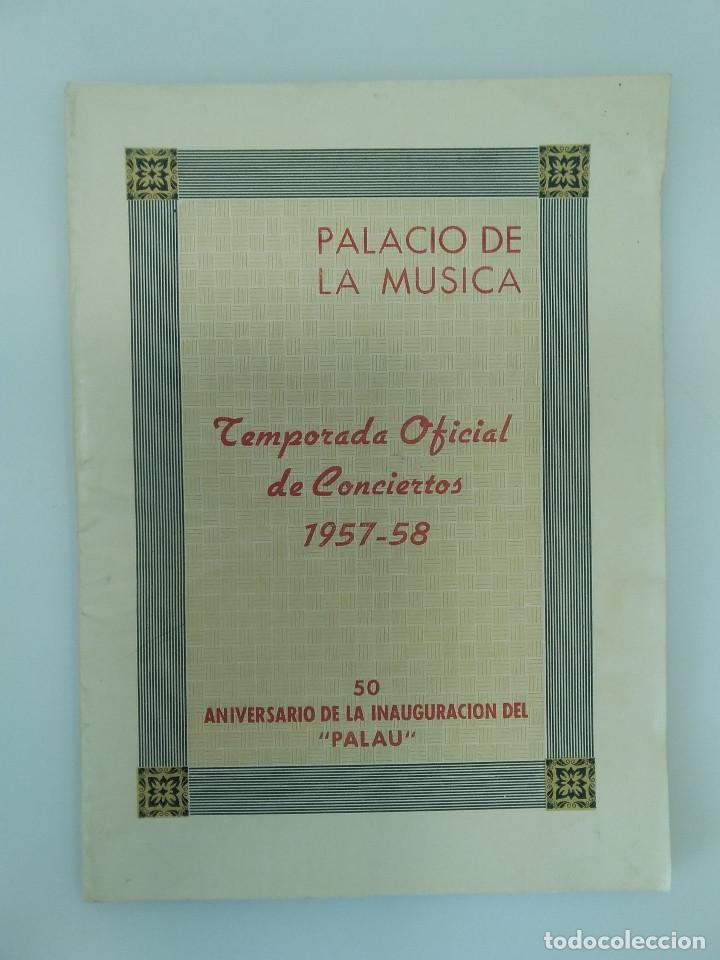 Gebrauchte B&uuml;cher: Palacio De La Musica / Temporada Oficial de conciertos 1957-58