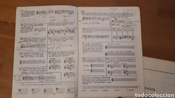 Libros de segunda mano: Ejercicios teor&iacute;a. Solfeo. Cursos 2, 3 o 5. - Foto 2