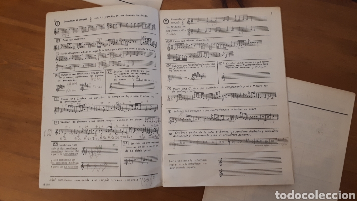 Libros de segunda mano: Ejercicios teor&iacute;a. Solfeo. Cursos 2, 3 o 5. - Foto 3