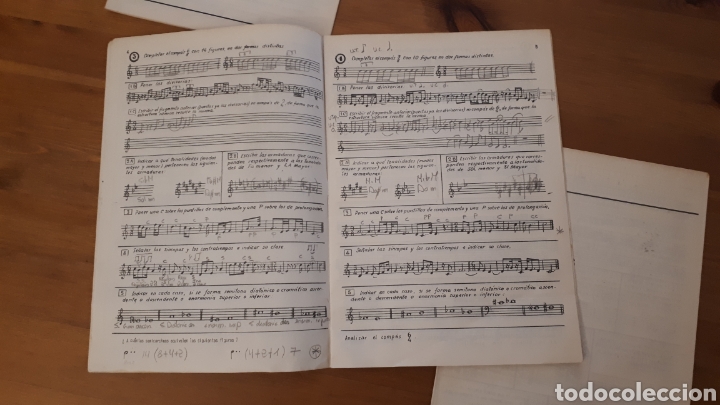 Libros de segunda mano: Ejercicios teor&iacute;a. Solfeo. Cursos 2, 3 o 5. - Foto 4